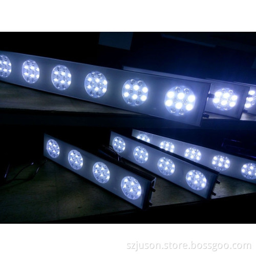 2015 new factory price thunder storm led aquarium light 288w dimmer timer white : blue=1:1 lighting with wireless controller